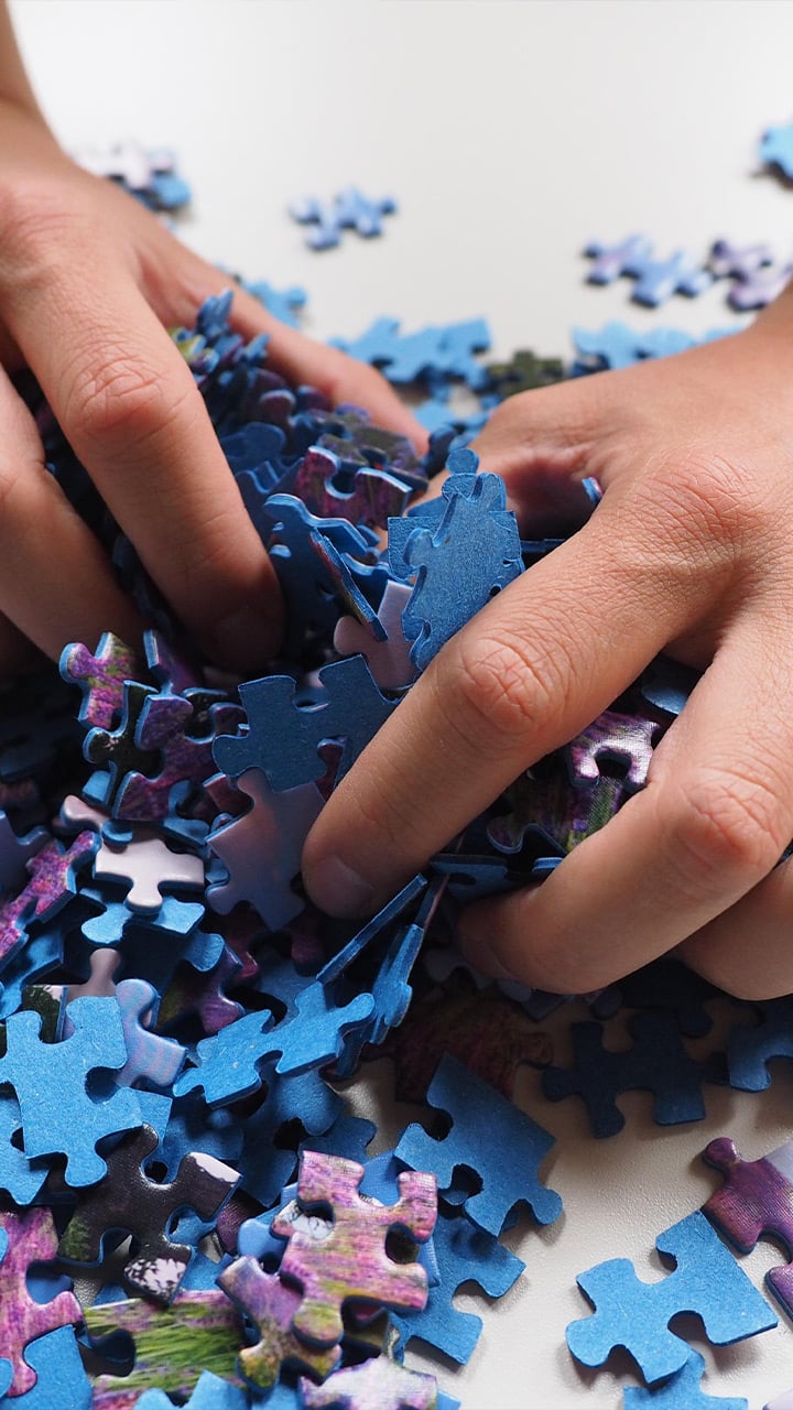 Puzzleteile als Symbol für die vielen Einsatzgebiete des Team Management Profils